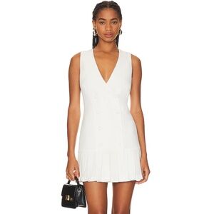 Amanda Uprichard White Blazer Dress Mini
